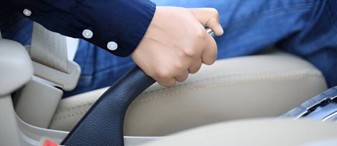 driving with parking brake on